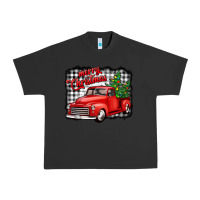 Pigment Black merry christmas red truck christmas trees Urban Heavy Tee - Jasminsmagicworld