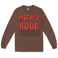 Chestnut motherhood some day i rock it Long Sleeve Tee - MaliasSmallBusiness