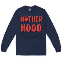 Navy motherhood some day i rock it Long Sleeve Tee - MaliasSmallBusiness