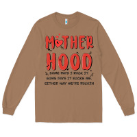 Toasted Coconut motherhood some day i rock it Long Sleeve Tee - MaliasSmallBusiness