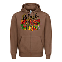 Chestnut black nurse magic Zipper Hoodie - LillyAllenDesigns