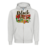 Dove Grey black nurse magic Zipper Hoodie - LillyAllenDesigns