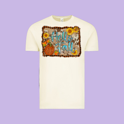 Hello Fall Vintage Tee Designed By Adodesignshop
