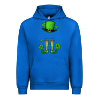 Cobalt Custom name St. Patrick's leprechaun Urban Hoodie - OliviaCreatesArt