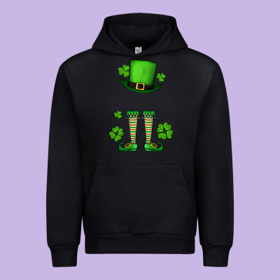 Custom Name St. Patrick's Leprechaun Urban Hoodie Designed By Oliviacreatesart