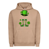 Pigment Burro Custom name St. Patrick's leprechaun Urban Hoodie - OliviaCreatesArt