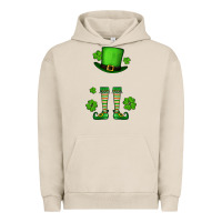 Pigment French Oak Custom name St. Patrick's leprechaun Urban Hoodie - OliviaCreatesArt