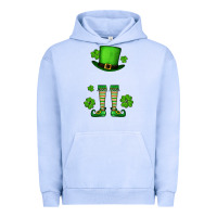 Pigment Grape Ice Custom name St. Patrick's leprechaun Urban Hoodie - OliviaCreatesArt