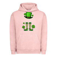 Pigment Salmon Custom name St. Patrick's leprechaun Urban Hoodie - OliviaCreatesArt