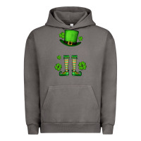 Pigment Tornado Custom name St. Patrick's leprechaun Urban Hoodie - OliviaCreatesArt