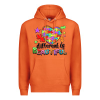 Carrot Different is beautiful Premium Hoodie - NancyCooperArtShop