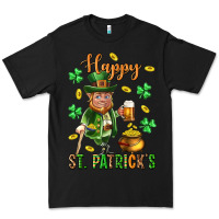 Black Happy st. patricks day Premium Tee - Neo Western