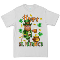 Dove Grey Happy st. patricks day Premium Tee - Neo Western