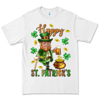 White Happy st. patricks day Premium Tee - Neo Western