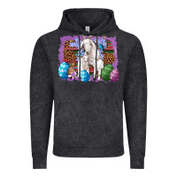 Vintage Black goat family eggs flowers leopard serape glitter Vintage Hoodie - Artiststas