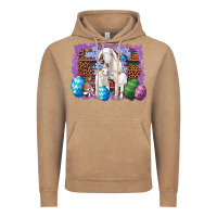Vintage Coffee goat family eggs flowers leopard serape glitter Vintage Hoodie - Artiststas
