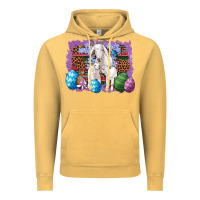 Vintage Mustard goat family eggs flowers leopard serape glitter Vintage Hoodie - Artiststas