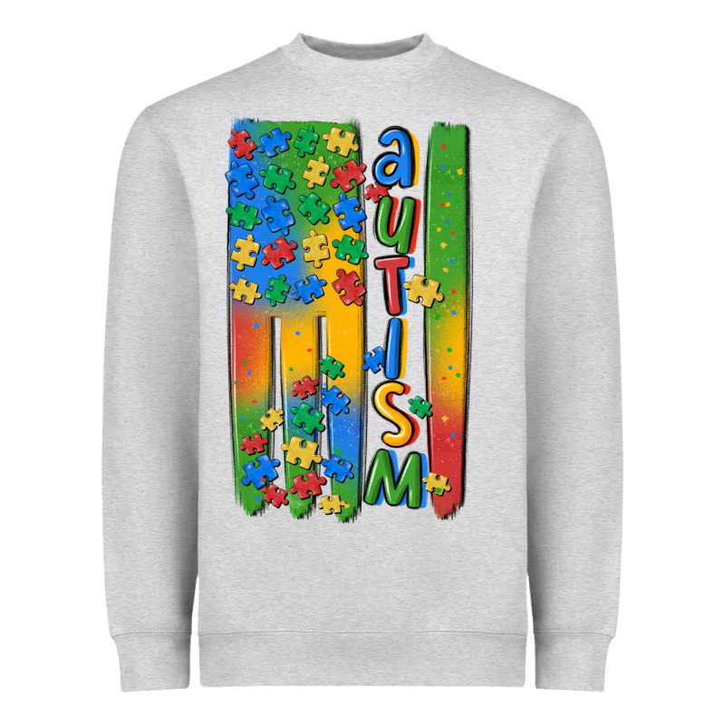 Autism American Flag Heavyweight Sweatshirt by MaliasSmallBusiness | Teevron