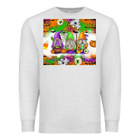 Oatmeal Heather Halloween Gnomes Premium Sweatshirt - texasbilliewilder