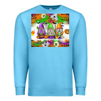 Ocean Blue Halloween Gnomes Premium Sweatshirt - texasbilliewilder