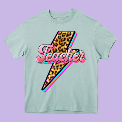 Flash Teacher Heavy Core Tee Designed By Barkaloodesign