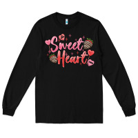Black sweet heart Long Sleeve Tee - MaliasSmallBusiness