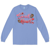 Colony Blue sweet heart Long Sleeve Tee - MaliasSmallBusiness