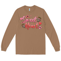 Toasted Coconut sweet heart Long Sleeve Tee - MaliasSmallBusiness