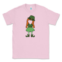 Bubblegum Pink leprechaun girl faceless Classic Tee - MaliasSmallBusiness