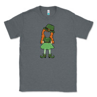 Charcoal Heather leprechaun girl faceless Classic Tee - MaliasSmallBusiness