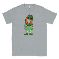 Heather Grey leprechaun girl faceless Classic Tee - MaliasSmallBusiness