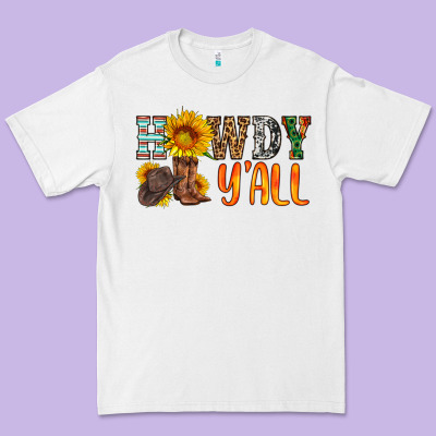 Howdy Y All Premium Tee Designed By Hra Design Shop