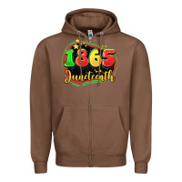 Chestnut 1865 juneteenth Zipper Hoodie - LillyAllenDesigns
