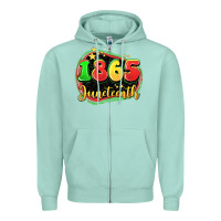 1865 Juneteenth Zipper Hoodie | Teevron