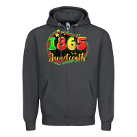 Smoke 1865 juneteenth Zipper Hoodie - LillyAllenDesigns