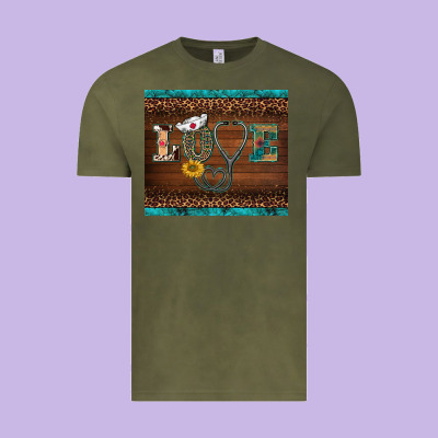 Western Nurse Love Tumbler Vintage Tee Designed By Barkaloodesign