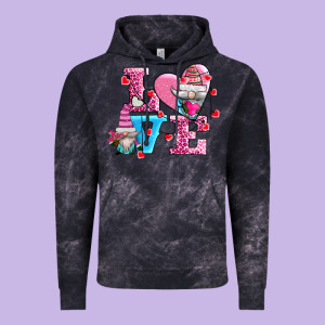 Love And Gnomes Vintage Hoodie Designed By Adodesignshop