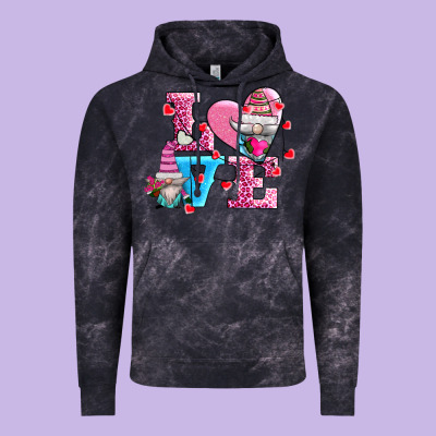Love And Gnomes Vintage Hoodie Designed By Adodesignshop