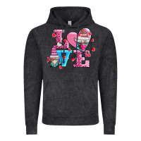 Vintage Black love and gnomes Vintage Hoodie - AdoDesignShop