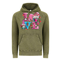 Vintage Olive love and gnomes Vintage Hoodie - AdoDesignShop
