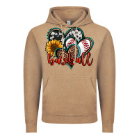 Vintage Coffee baseball hearts Vintage Hoodie - Jasminsmagicworld