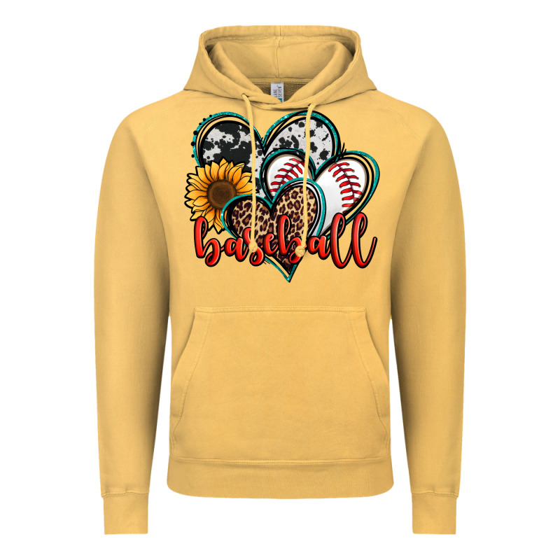 Baseball Hearts Vintage Hoodie by Jasminsmagicworld | Teevron