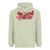 Matcha one loved mama valentine's day Heavyweight Hoodie - texasbilliewilder