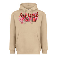 Mushroom one loved mama valentine's day Heavyweight Hoodie - texasbilliewilder