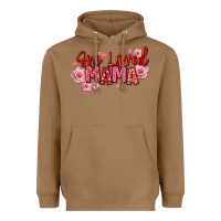 Toasted Coconut one loved mama valentine's day Heavyweight Hoodie - texasbilliewilder