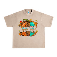 French Oak pumpkin hello fall Urban Heavy Tee - NancyCooperArtShop