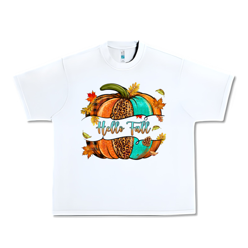 Pumpkin Hello Fall Urban Heavy Tee by NancyCooperArtShop | Teevron