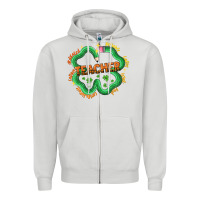 Dove Grey teacher st patricks day Zipper Hoodie - LillyAllenDesigns