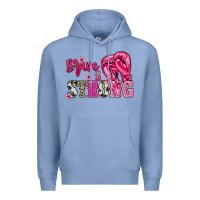 Colony Blue brave and strong Premium Hoodie - NancyCooperArtShop