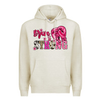 Oatmeal Heather brave and strong Premium Hoodie - NancyCooperArtShop